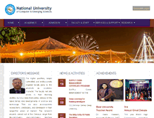 Tablet Screenshot of isb.nu.edu.pk
