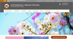 Desktop Screenshot of nu.ac.th