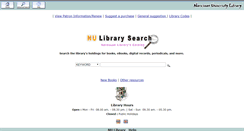 Desktop Screenshot of library.nu.ac.th