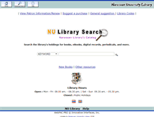Tablet Screenshot of library.nu.ac.th